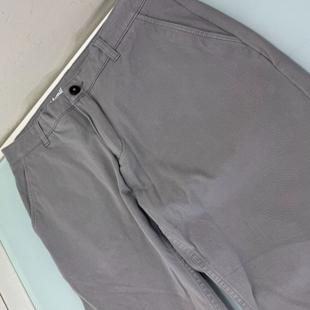 Mugsy Damens Pants Mens 34X32 Chino Stretch Comfort Gray Casual Golf - Picture 8 of 12